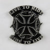 Pin "Live to Ride" Anstecker