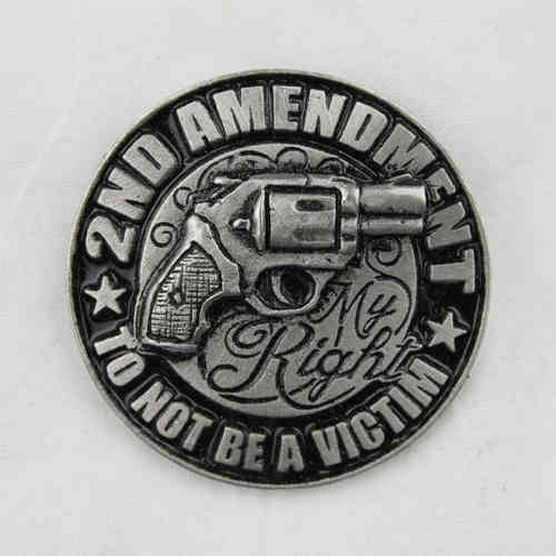 Pin "2nd Amendment Not A Victim" Anstecker