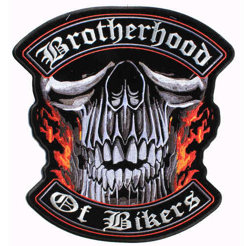 Brotherhood Of Bikers Rückenaufnäher/Backpatch