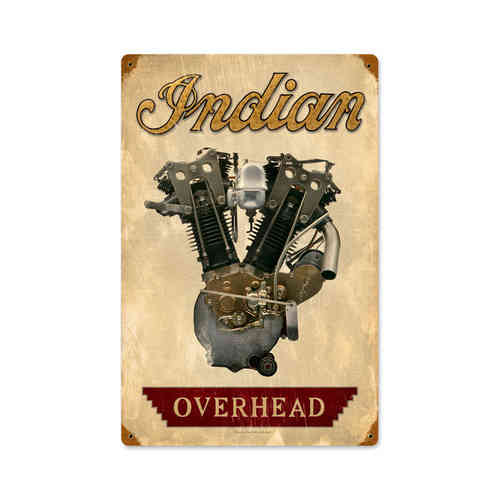 Indian Engine Blechschild - Metal Sign