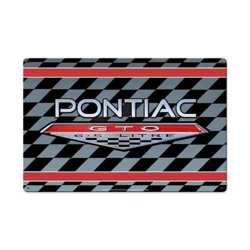 Pontiac GTO Blechschild 39cm x 60cm - Metal Sign