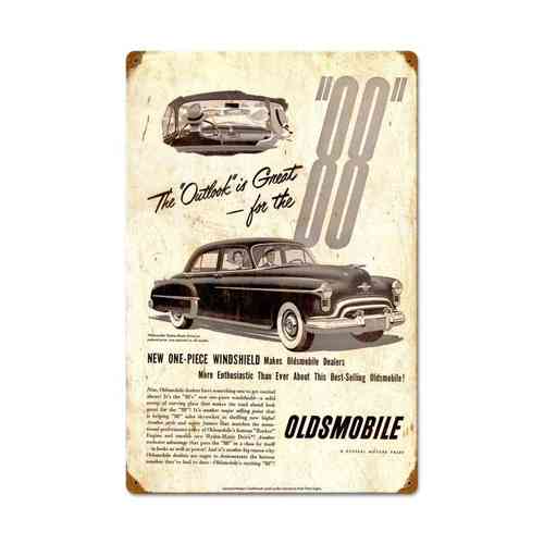Olds 88 Ad Vintage Blechschild 39cm x 60cm - Metal Sign