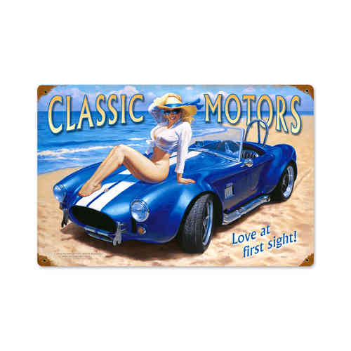 "Classic Motors" Blechschild - Metal Sign