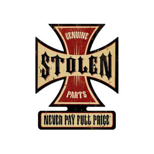 Stolen Parts Blechschild - Metal Sign