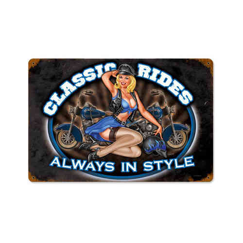 Classic Rides Blechschild - Metal Sign