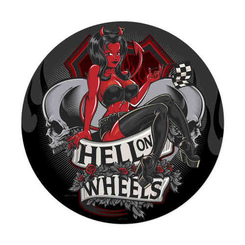 "Hell on Wheels" Blechschild - Metal Sign