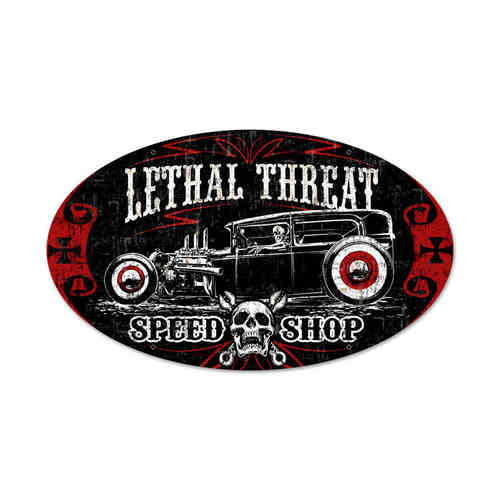 "Lethal Speedshop" Blechschild - Metal Sign