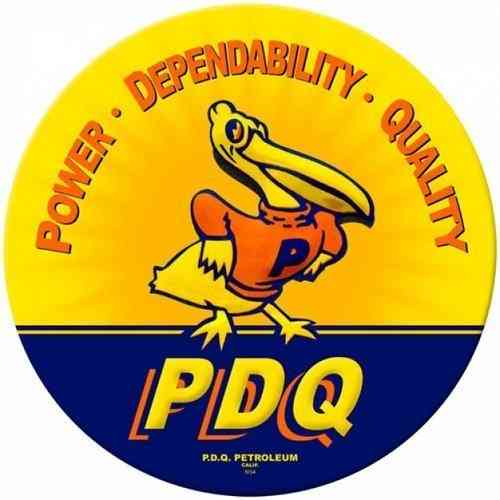 PDQ Duck Blechschild - Metal Sign