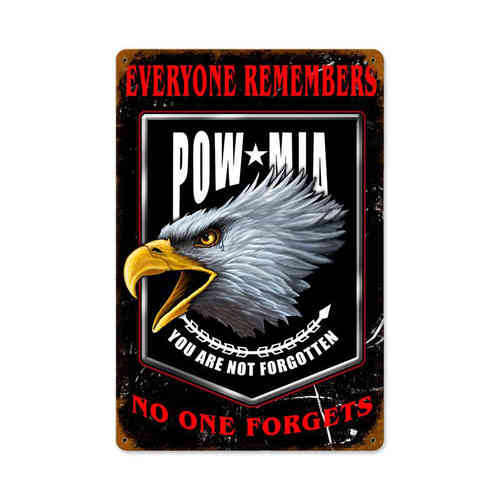 POW MIA Blechschild - Metal Sign