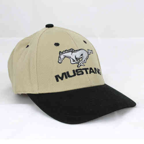 Ford Mustang Baseball Cap - Black/Khaki