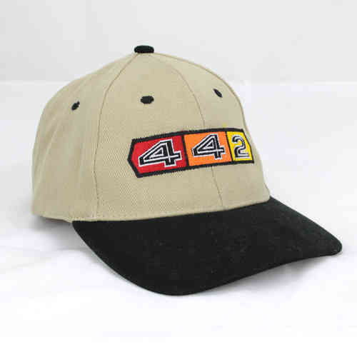 Olds 442 Baseball Cap - Black/Khaki