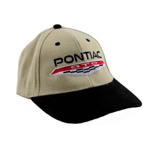 Pontiac GTO Baseball Cap - Black/Khaki