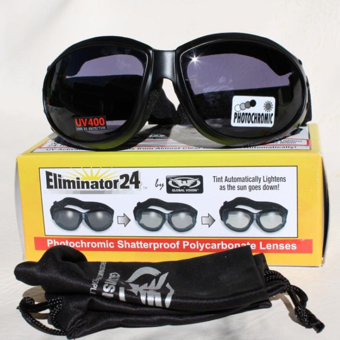 Biker Brille "Eliminator" Photochromic/Selbsttönend