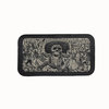 Day Of The Dead Dancing Leather Patch - Echt Leder Aufnäher
