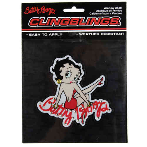 Betty Boop Cling Bling Aufkleber/Decal