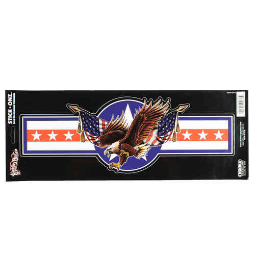 American Eagle & Tar Banner Aufkleber/Decal