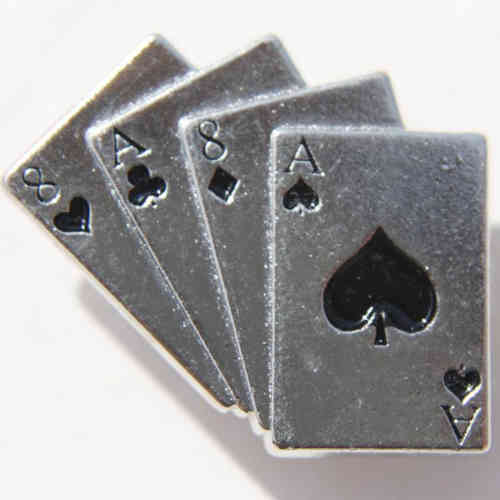 "Poker Cards" Snap - Druckknopf