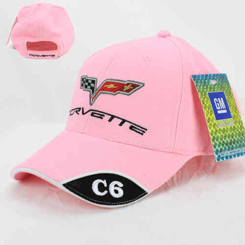 Chevy C6 Corvette Baseball Cap - Pink
