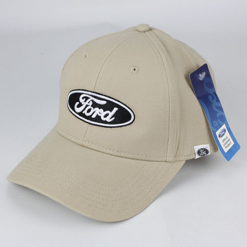 "Ford Tag" Baseball Cap - Bone