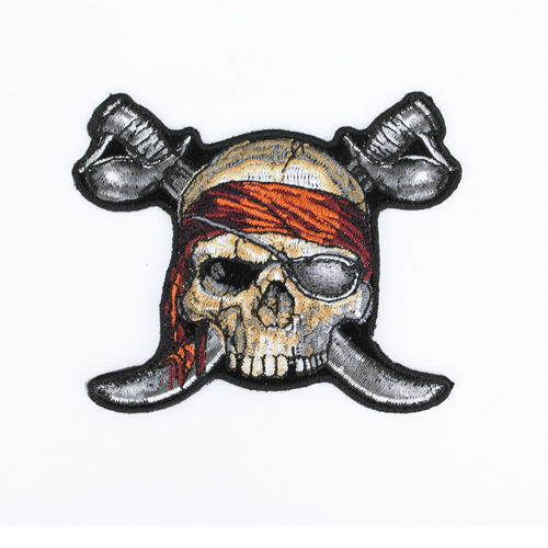 "Pirate Skull 2" Aufnäher/Patch