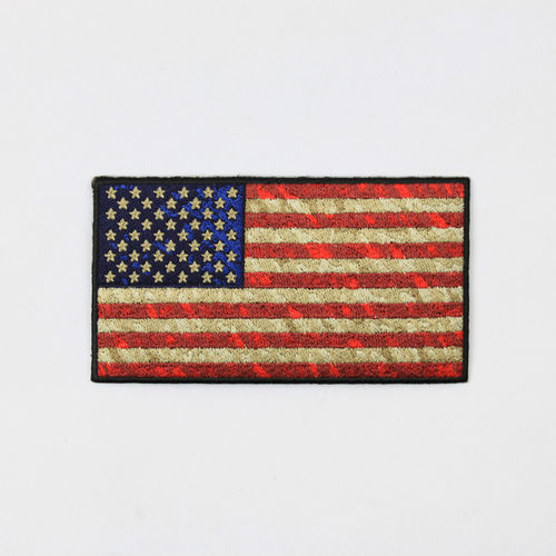 "American Flag Distressed" Aufnäher/Patch