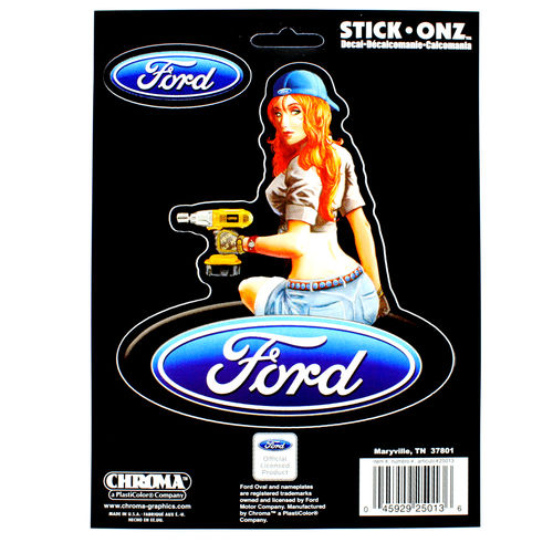 "Ford Pin Up Girl" - Aufkleber/Decal