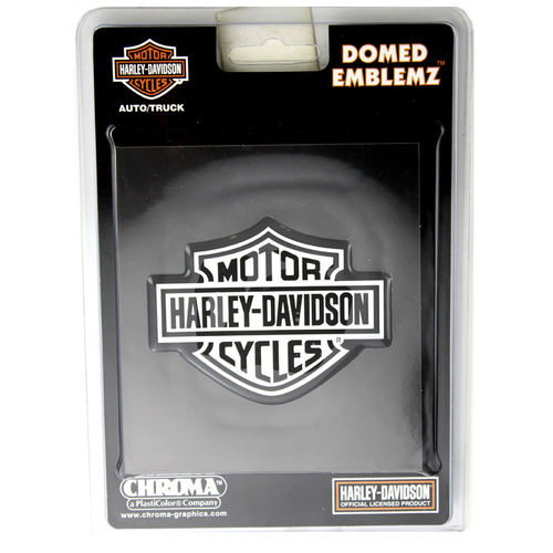 "Harley Bar & Shield Domed Emblem" - Aufkleber/Decal