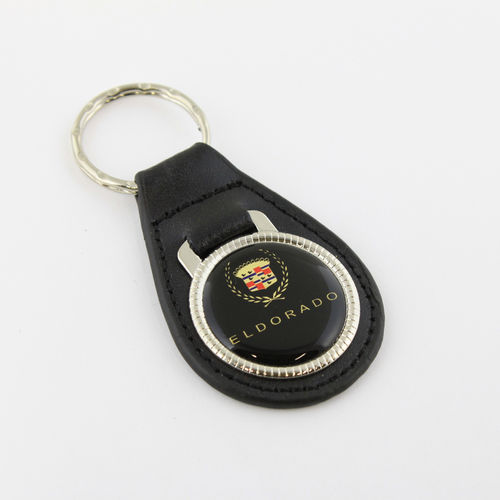 "Cadillac Eldorado" Leather Keychain - Echt Leder Schlüsselanhänger