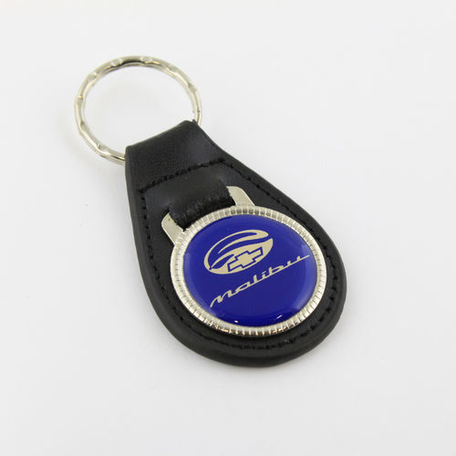 "Chevrolet Malibu" Leather Keychain - Echt Leder Schlüsselanhänger