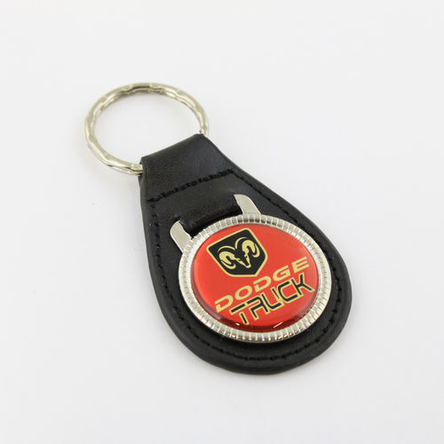 "Dodge Truck" Leather Keychain - Echt Leder Schlüsselanhänger
