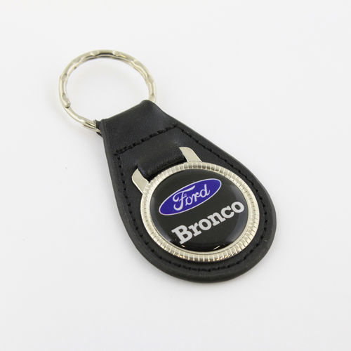"Ford Bronco" Leather Keychain - Echt Leder Schlüsselanhänger