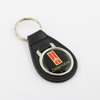 "Oldsmobile Logo" Leather Keychain - Echt Leder Schlüsselanhänger