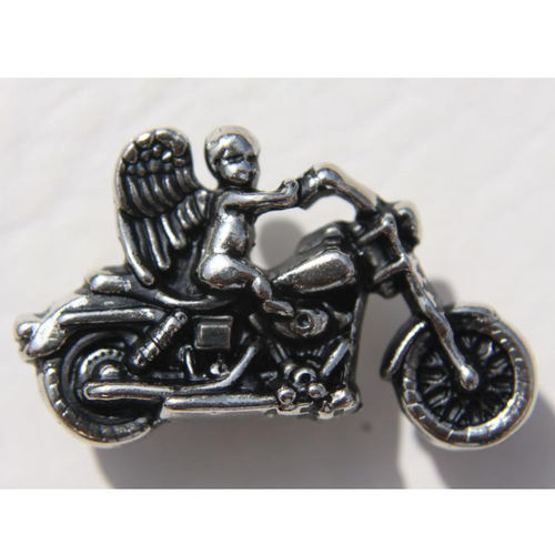 Pin "M/C Angel Old Silver" Anstecker