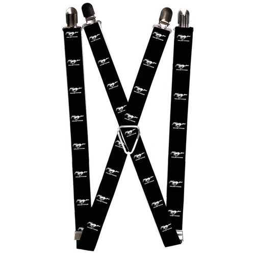 "Ford Mustang Black/ White" Suspenders - Hosenträger