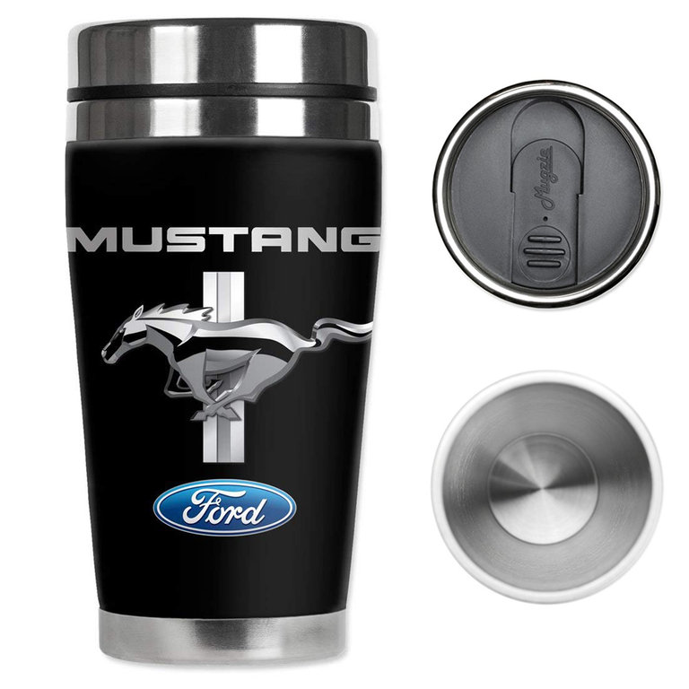 Ford Thermobecher mit beleuchtetem Mustang Logo 