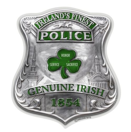 "Garda Ireland Finest" Decal - Aufkleber