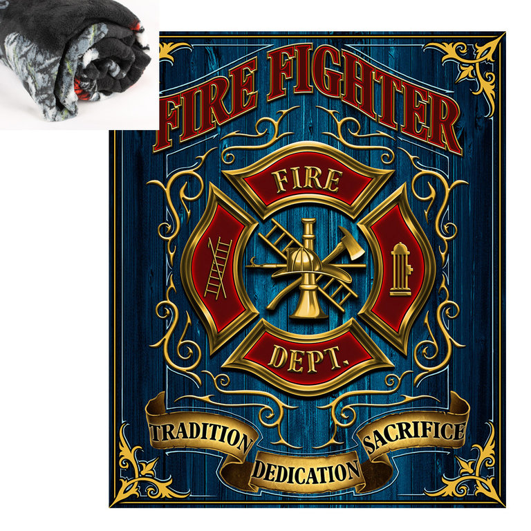 "Volunteer Firefighter" Blanket - Decke