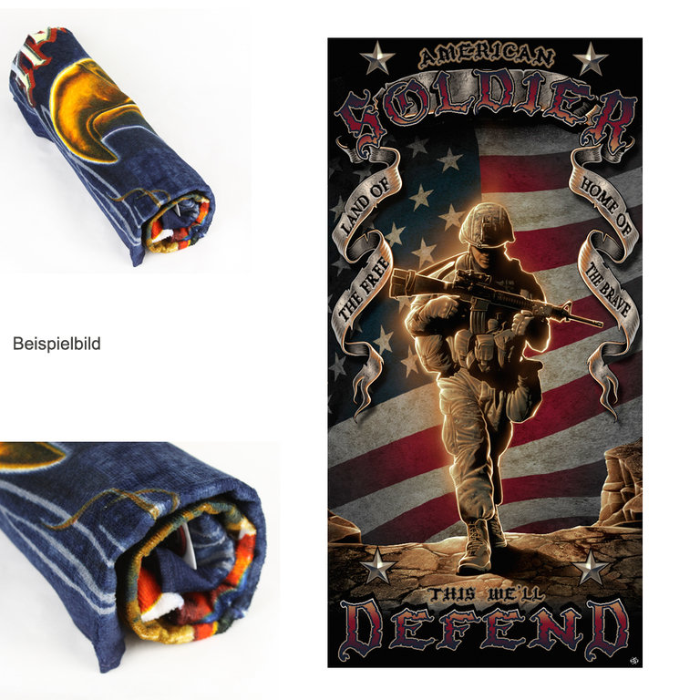 "American Soldier" Towel - Handtuch