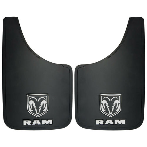 "Dodge RAM Logo" 9 x 15 in. Mud Guards - Spritzlappen