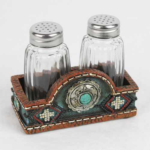 "Montana West® Aztec Design" Salt & Pepper Shaker - Gewürzstreuer