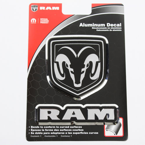 "Dodge RAM Shield Aluminium Decal" - Aufkleber/Decal