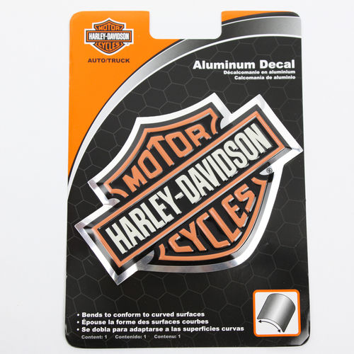 "Harley Davidson B&S Aluminium Decal" - Aufkleber/Decal