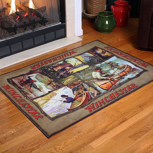 Winchester "Fishing" Area Rug - Teppich