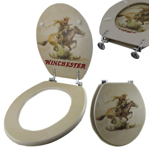 "Winchester Horse & Rider" Toilet Seat - Klobrille