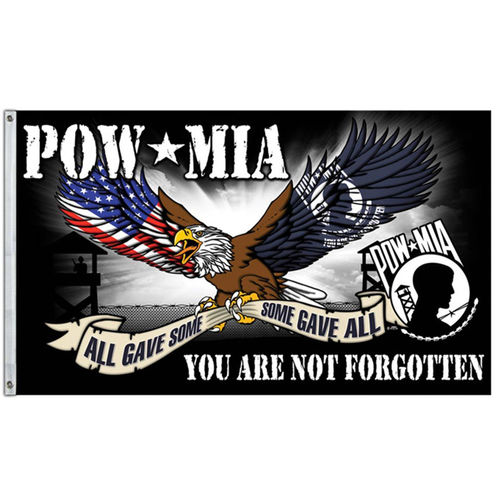 "Military Defender POW MIA" Flag - Fahne