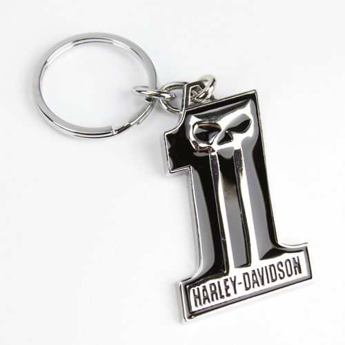 "Harley Davidson #1 Skull" Keychain - Schlüsselanhänger