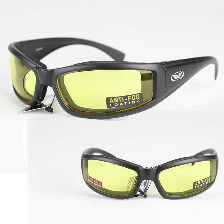 Biker Sonnenbrille "Stray Cat" Yellow Tint/ Gelb Getönt