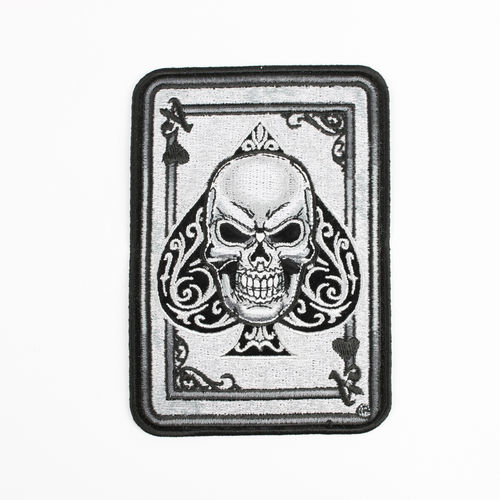 "Ace Of Spades Subdued Skull" - Aufnäher/Patch