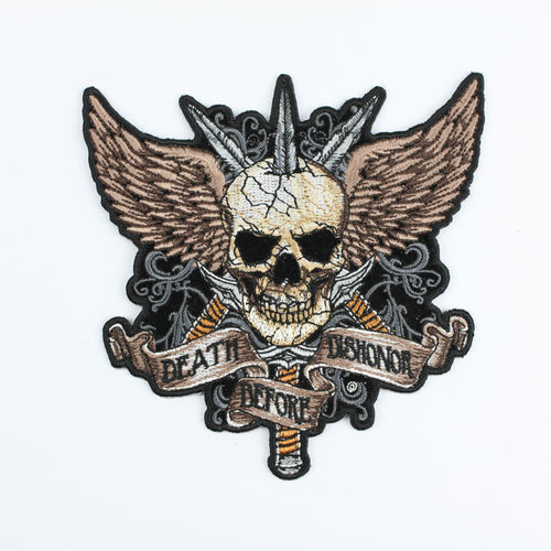 "Death Before Dishonor Sword & Skull" - Aufnäher/Patch