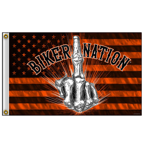 "Bone Finger" Flag - Fahne